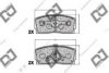 DAIHA 0449187111000 Brake Pad Set, disc brake